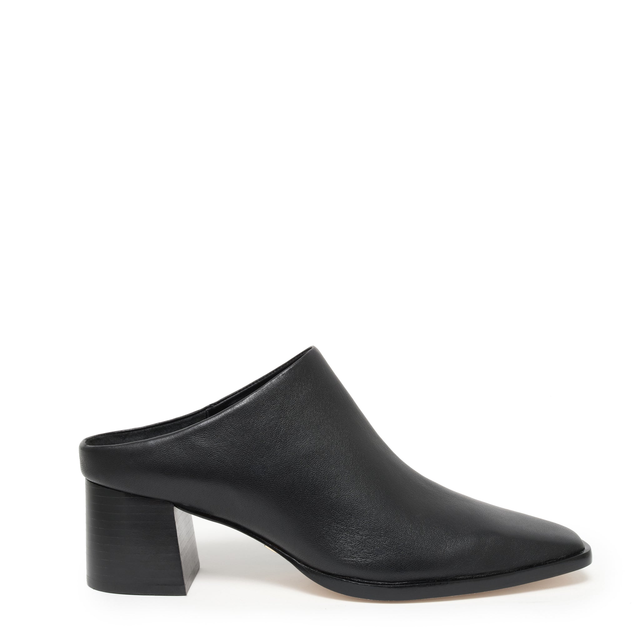 Jolene Slip On Mule in Black Leather – DANIELLA SHEVEL