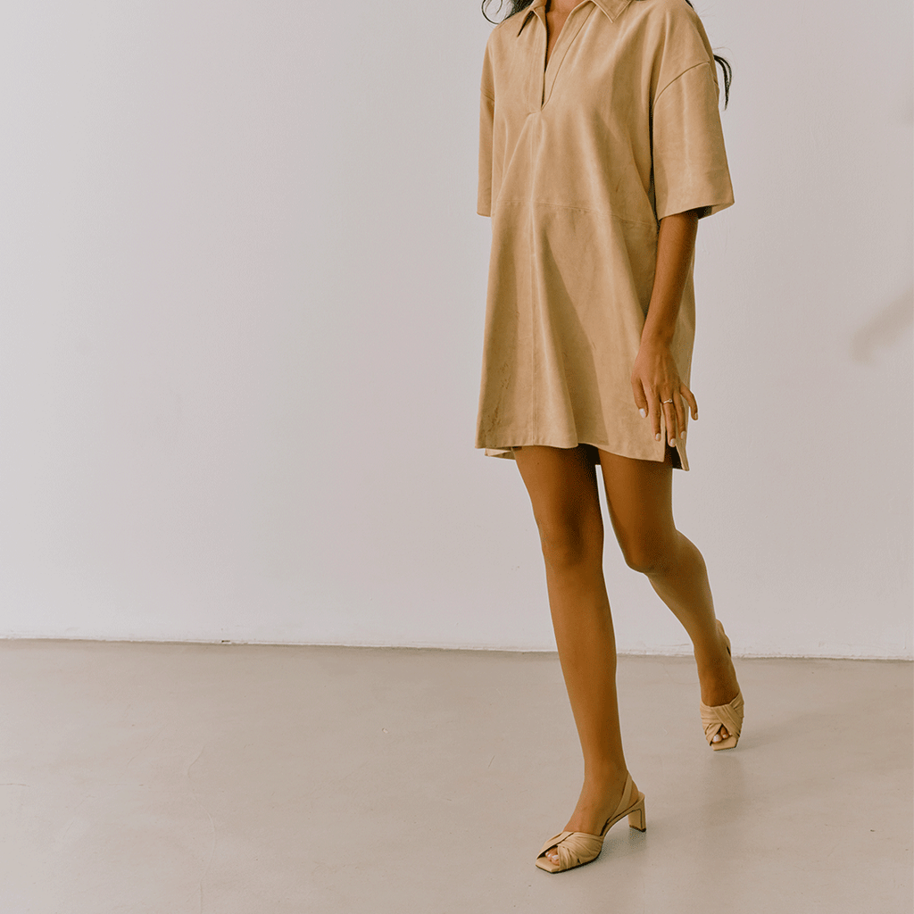 Riley soft oat sandals flat-lay highlighting sculptural straps and slingback.