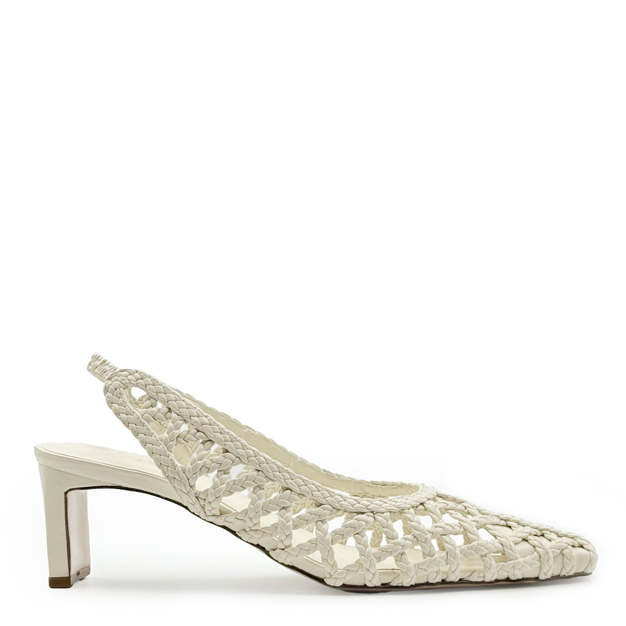 Cora Braided Leather Slingback Heel – DANIELLA SHEVEL