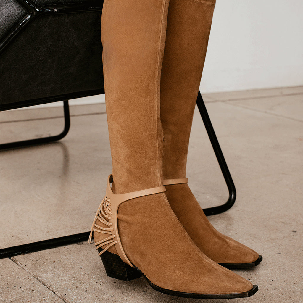 Daniella Shevel Cara knee high boot in moc brown
