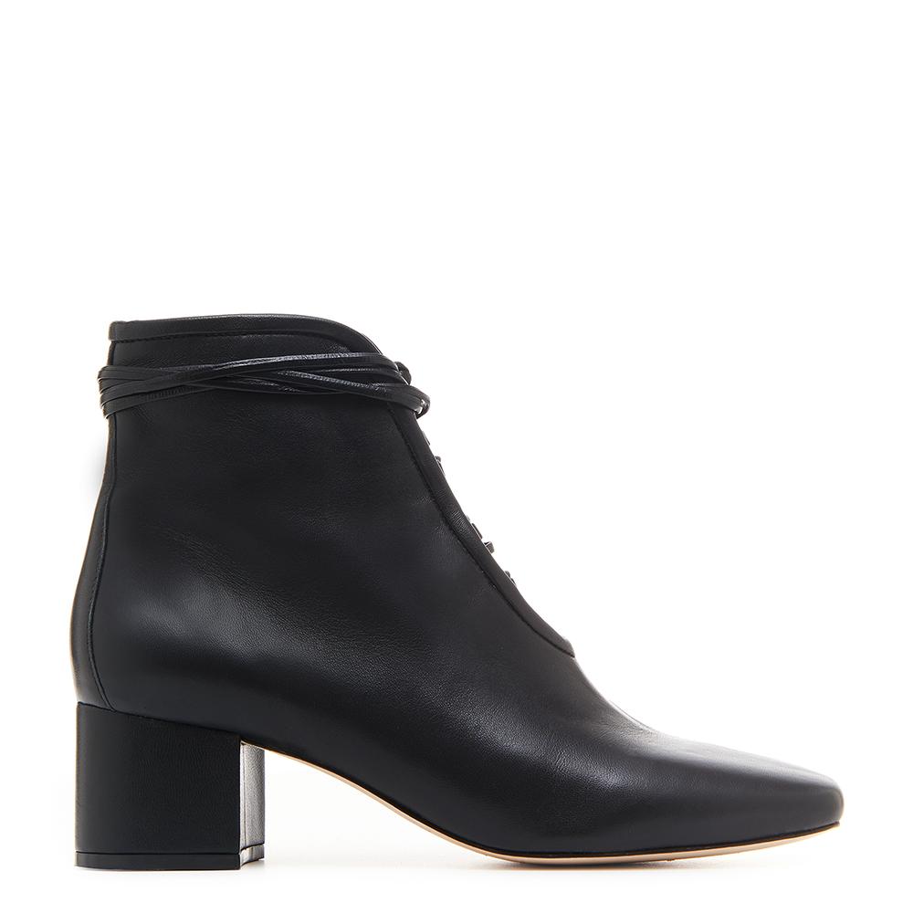 Cleo Black Nappa Leather low Heel Boot with Lambskin Leather Lining DANIELLA SHEVEL Cleo Black Nappa Leather low Heel Boot with Lambskin Leather Lining DANIELLA SHEVEL